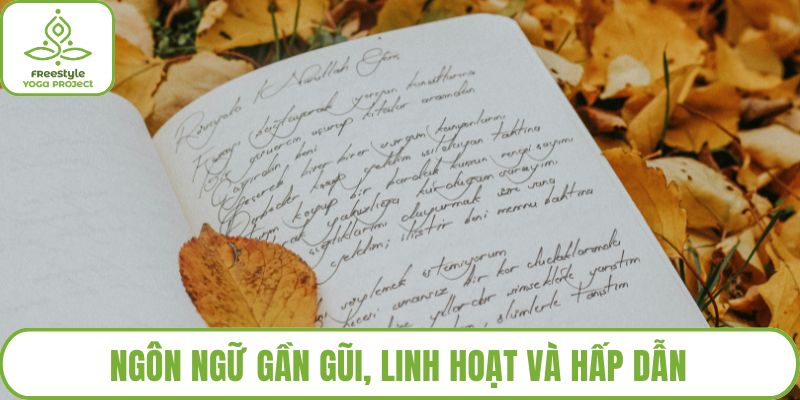 Ngôn ngữ gần gũi, linh hoạt và hấp dẫn
