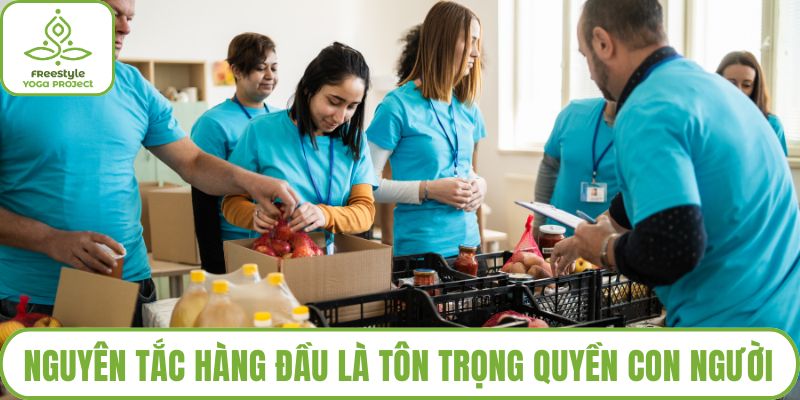Nguyên tắc hàng đầu là tôn trọng quyền con người