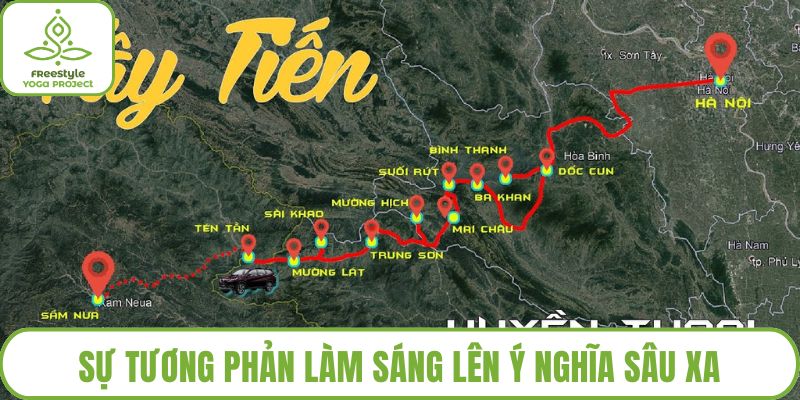 Sự tương phản làm sáng lên ý nghĩa sâu xa