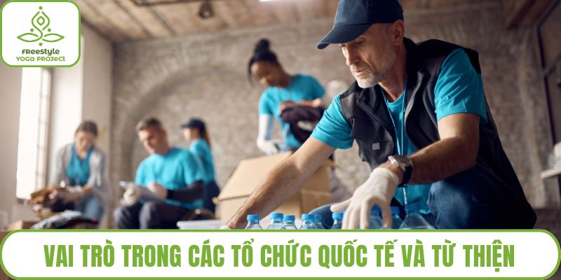 Vai trò trong các tổ chức quốc tế và từ thiện